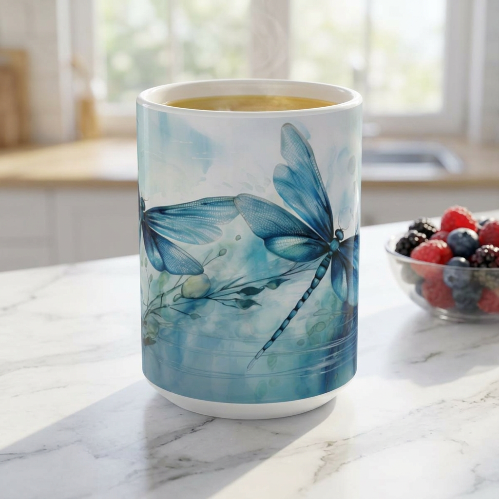 Quiet Reflections Dragonfly Mug