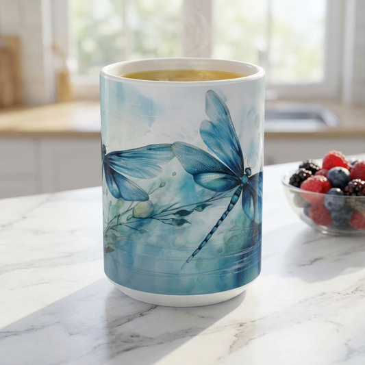 Quiet Reflections Dragonfly Mug