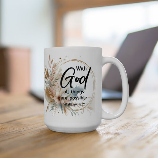 With God All Things Are Possible Mug