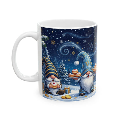 Gnome for Hanukkah Mug