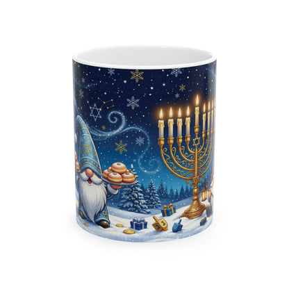 Gnome for Hanukkah Mug