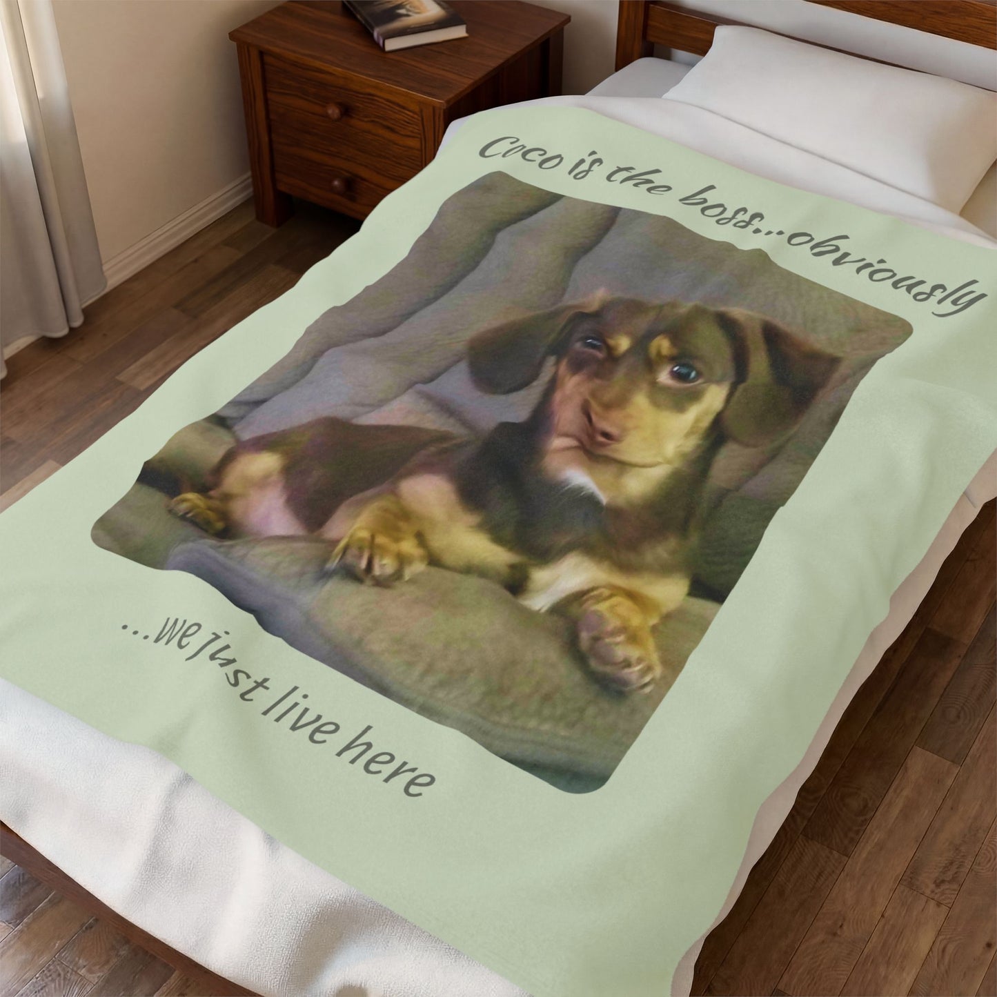 Custom Photo Memory Plush Blanket