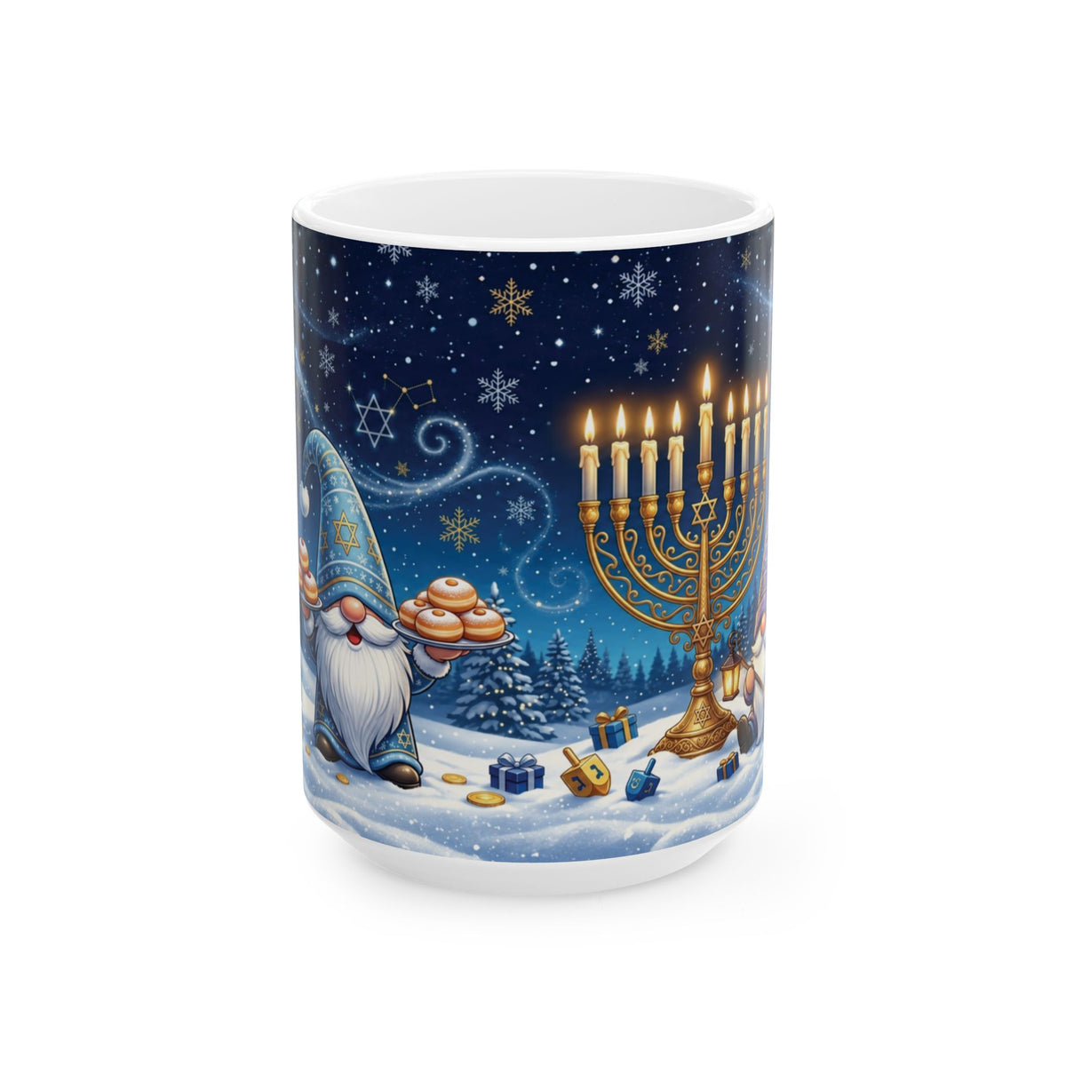 Gnome for Hanukkah Mug