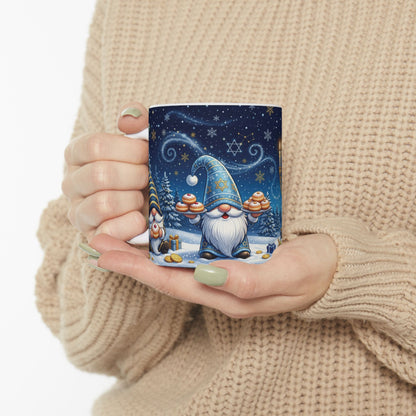 Gnome for Hanukkah Mug