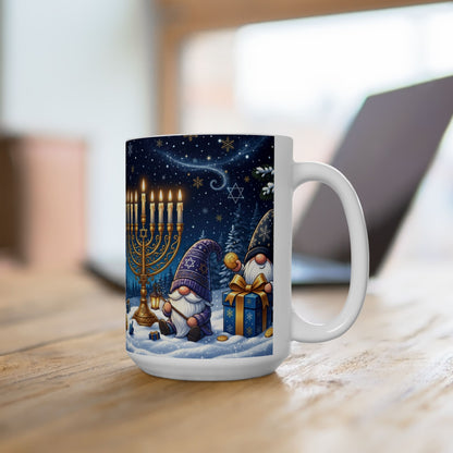 Gnome for Hanukkah Mug