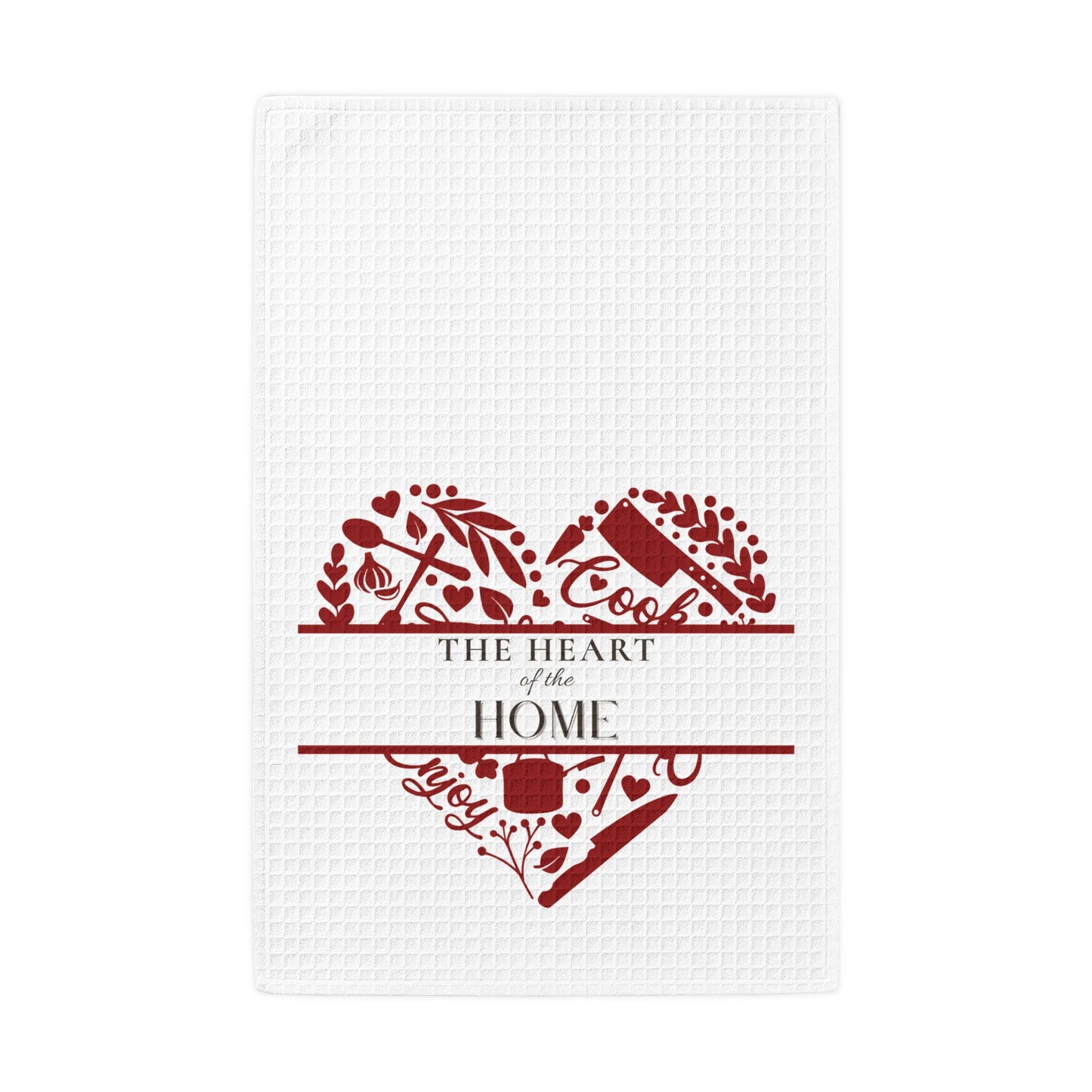 The Heart of the Home Waffle Weave Kitchen Towel