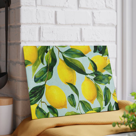 Lemon Grove Glass Cutting Board
