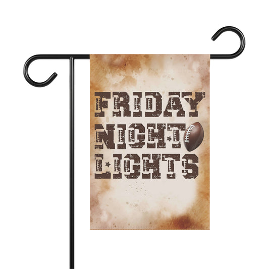 Friday Night Lights Football Garden Flag