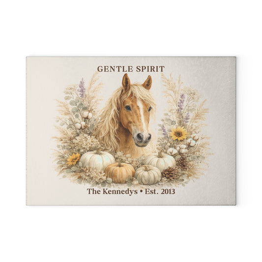Gentle Spirit Personalized Glass Cutting Board