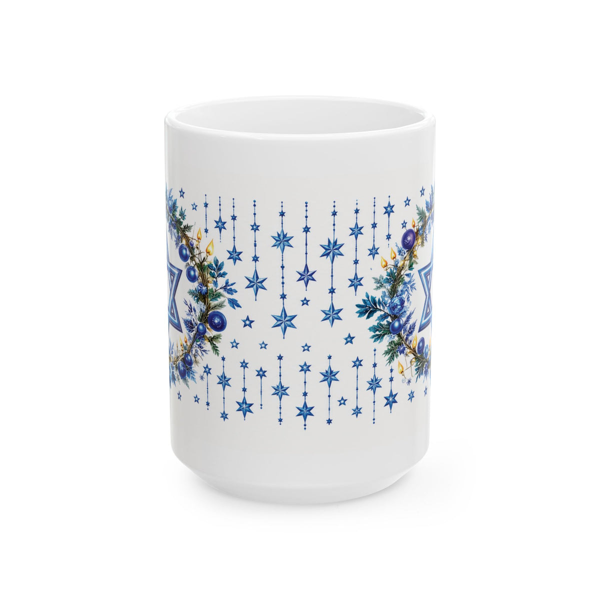 Star of David in Bloom Mug