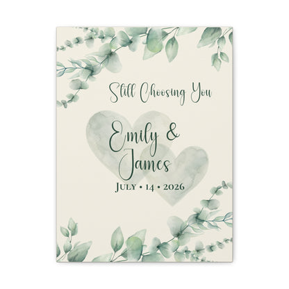 Still Choosing You Personalized Canvas Wall Art