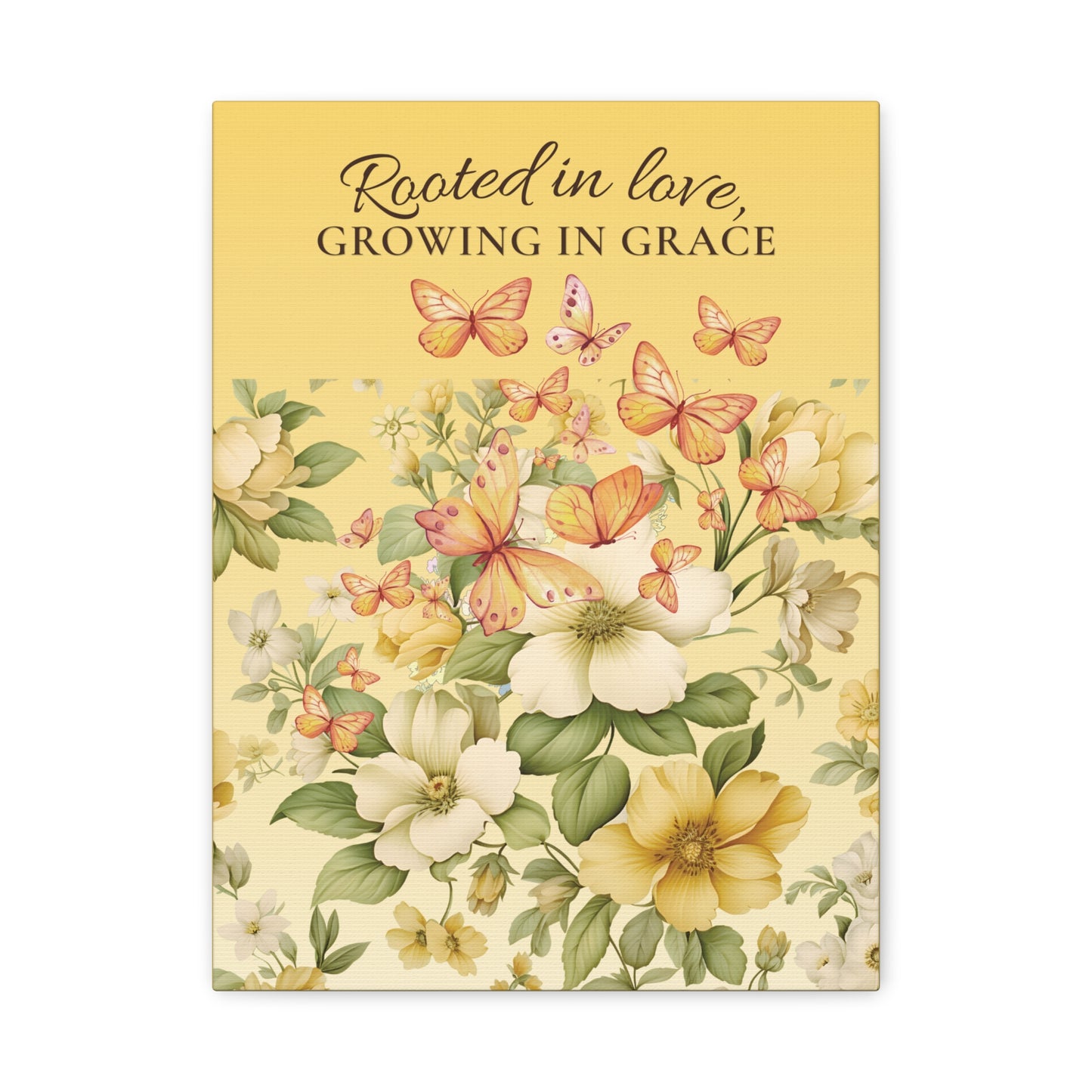 Rooted in Love Canvas Wall Art