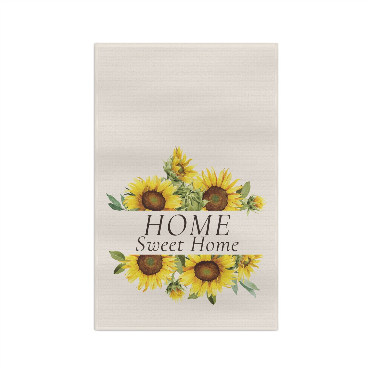 Home Sweet Home Sunflower Kitchen Tea Towel