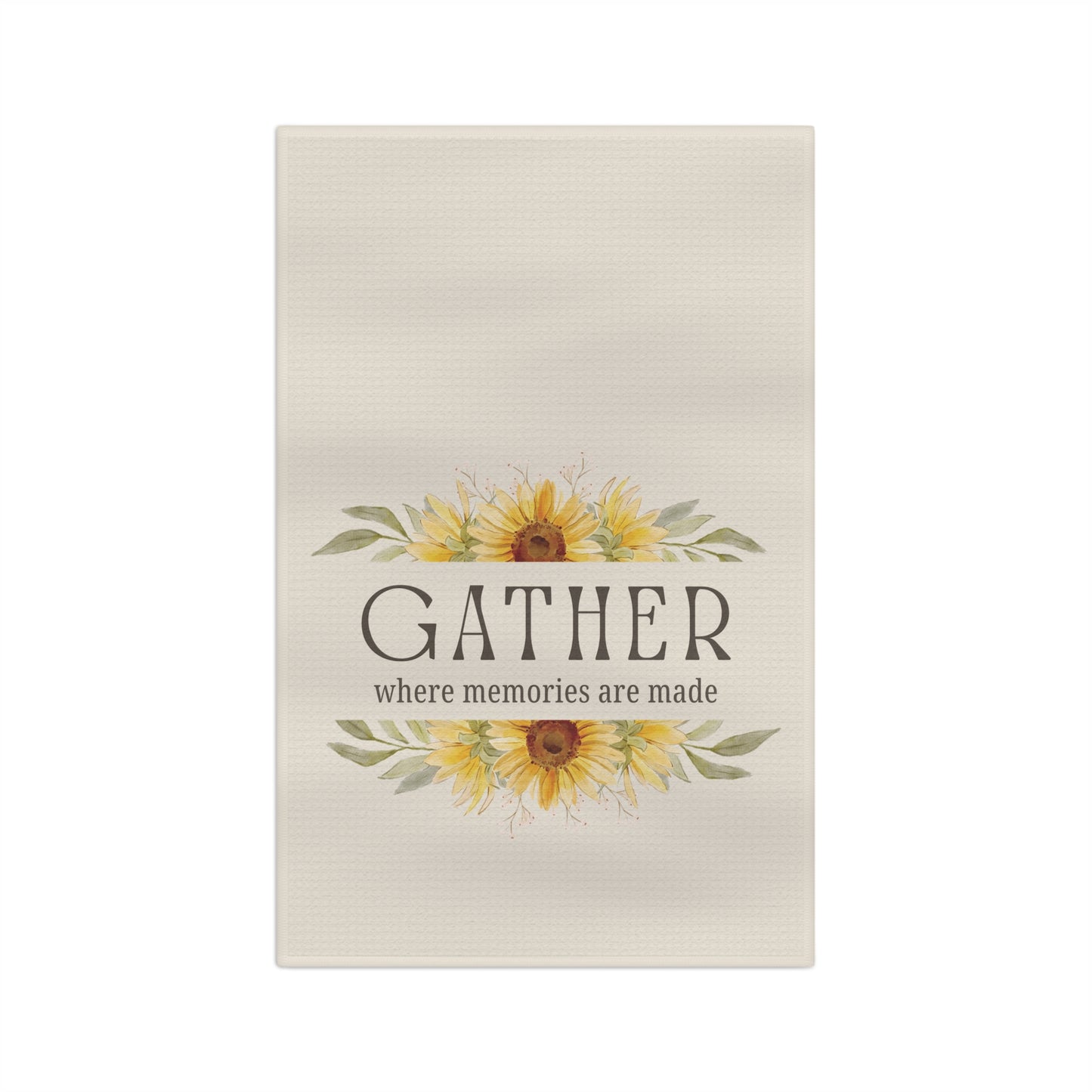 Gather Sunflower Microfiber Tea Towel