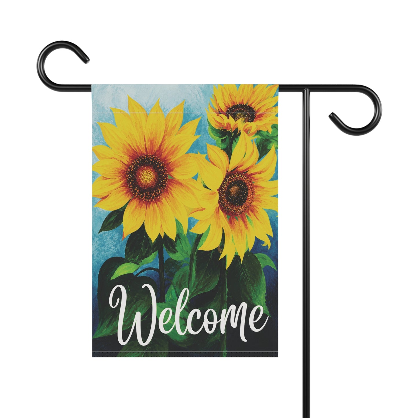 Sunflowers Welcome Garden Flag