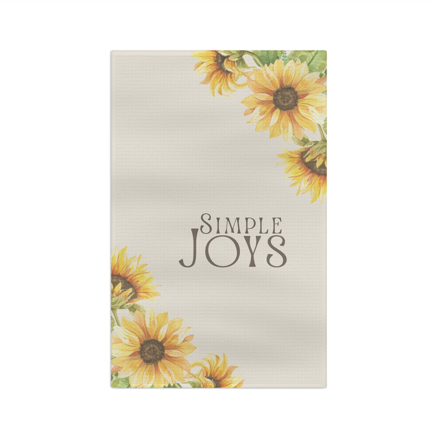 Sunflower Simple Joys Microfiber Tea Towel