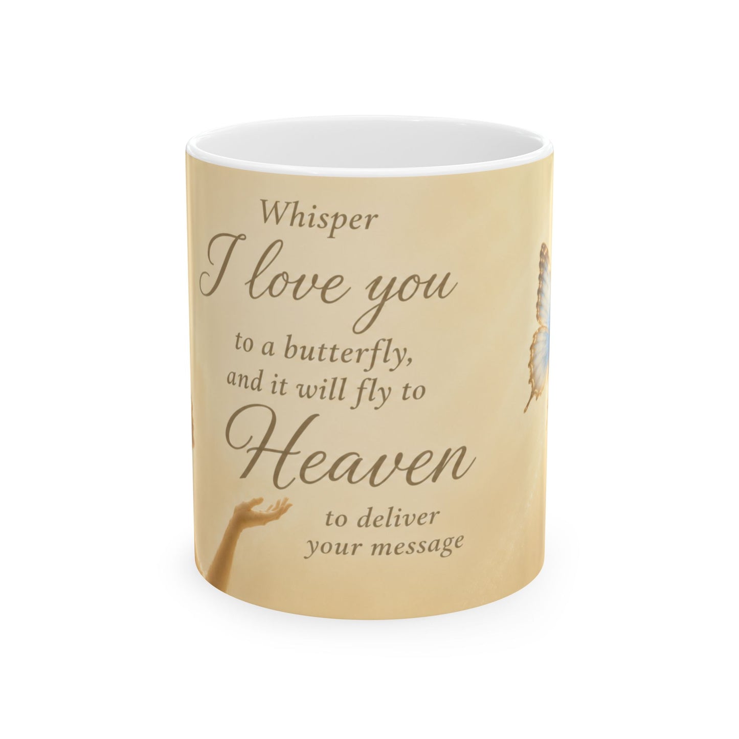 Carried On Butterfly Wings Mug