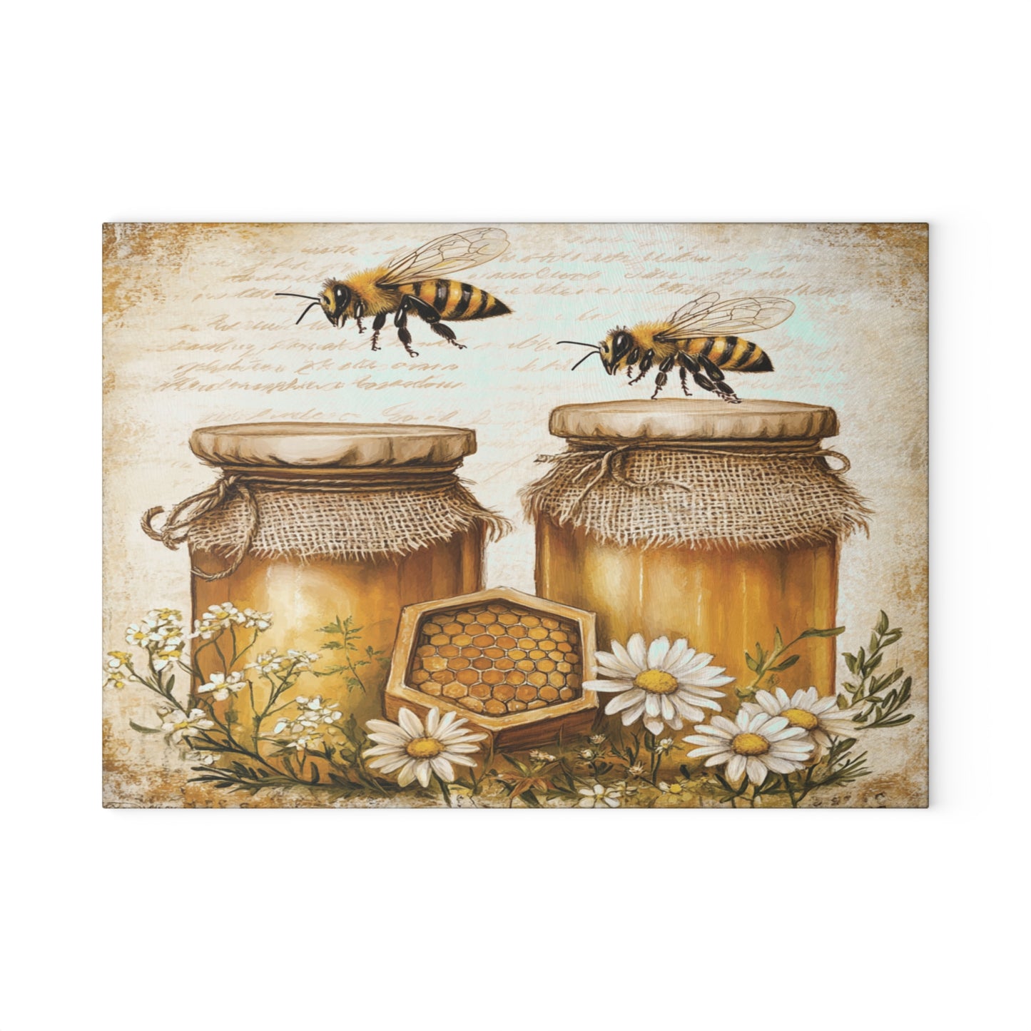 Honey & Wildflower Glass Cutting Board