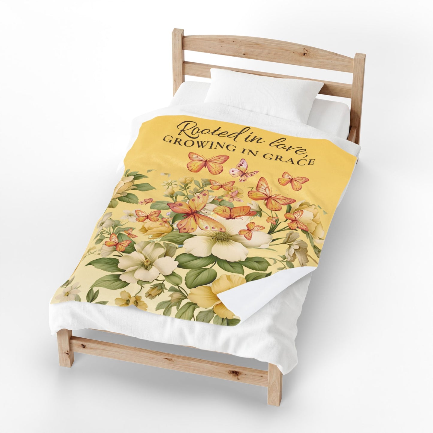 Rooted in Love Plush Blanket