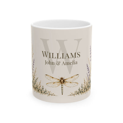 Dragonfly Meadow Personalized Family Mug