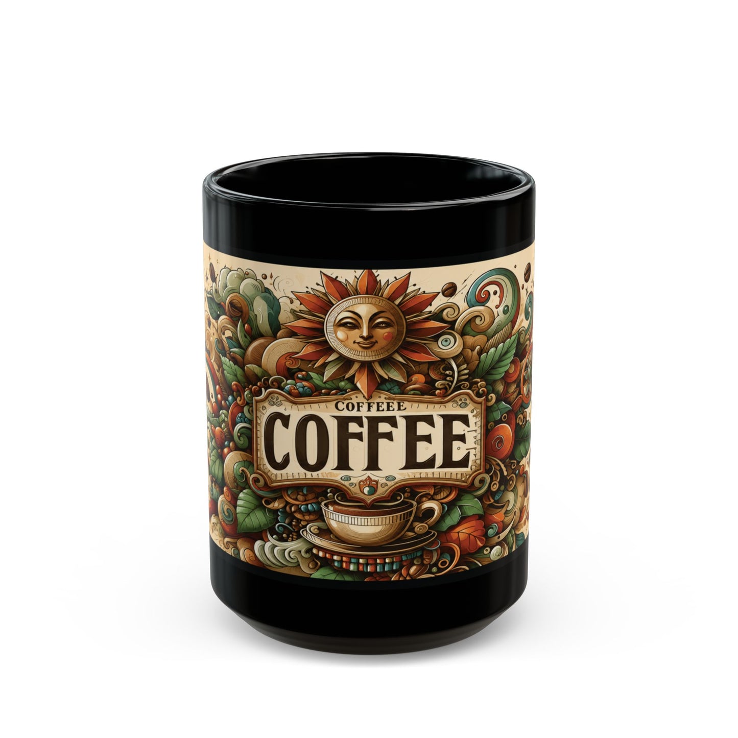 Vintage Sun & Beans Mug
