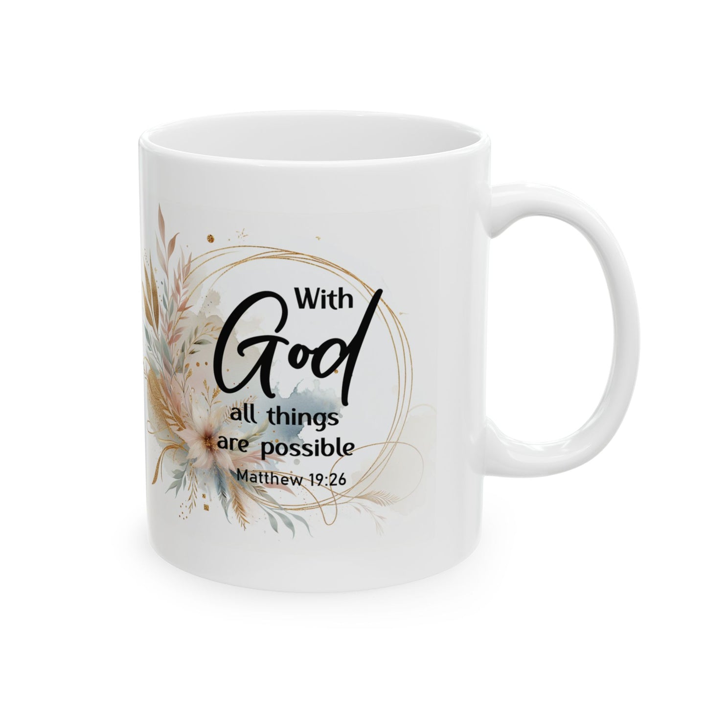 With God All Things Are Possible Mug