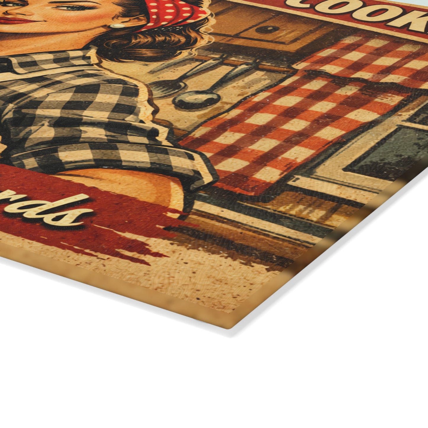 If You Don’t Like My Cooking Retro Glass Cutting Board