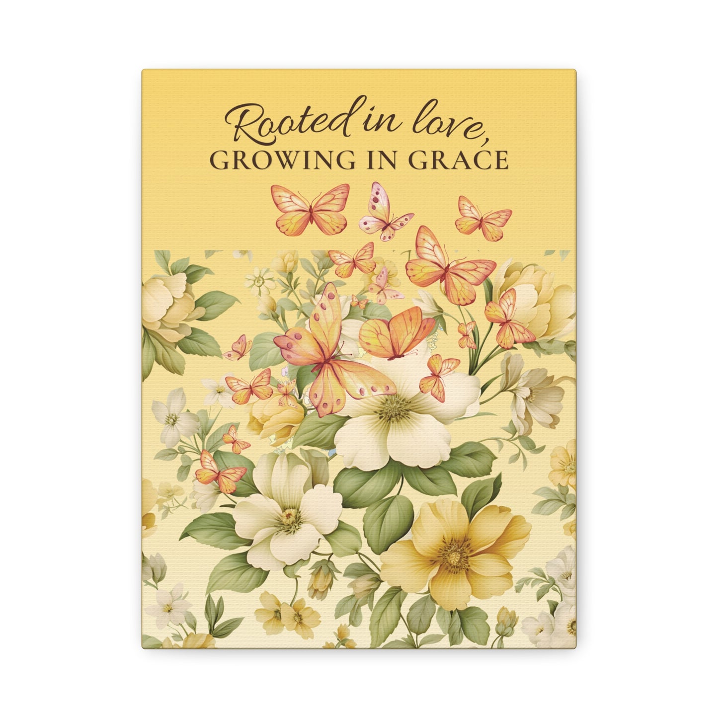 Rooted in Love Canvas Wall Art