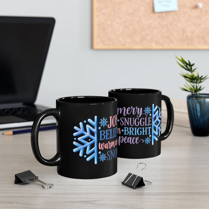 Snowflakes & Warm Wishes Mug