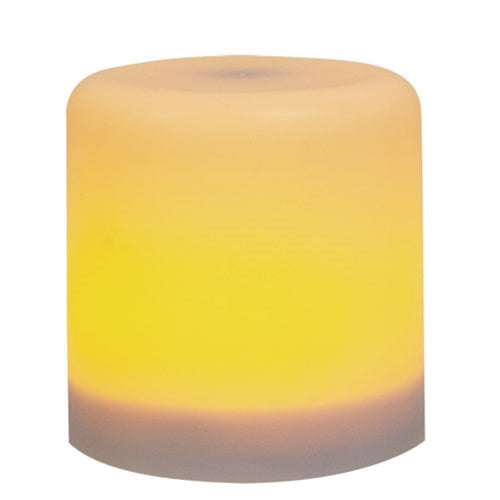 Amber Flame Illusion LED Pillar