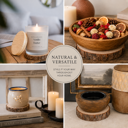 Natural Wood Slice Coaster