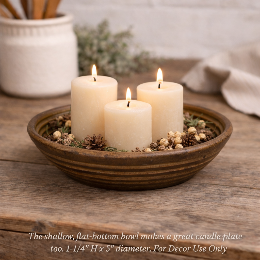 Treenware Wooden Finger Bowl