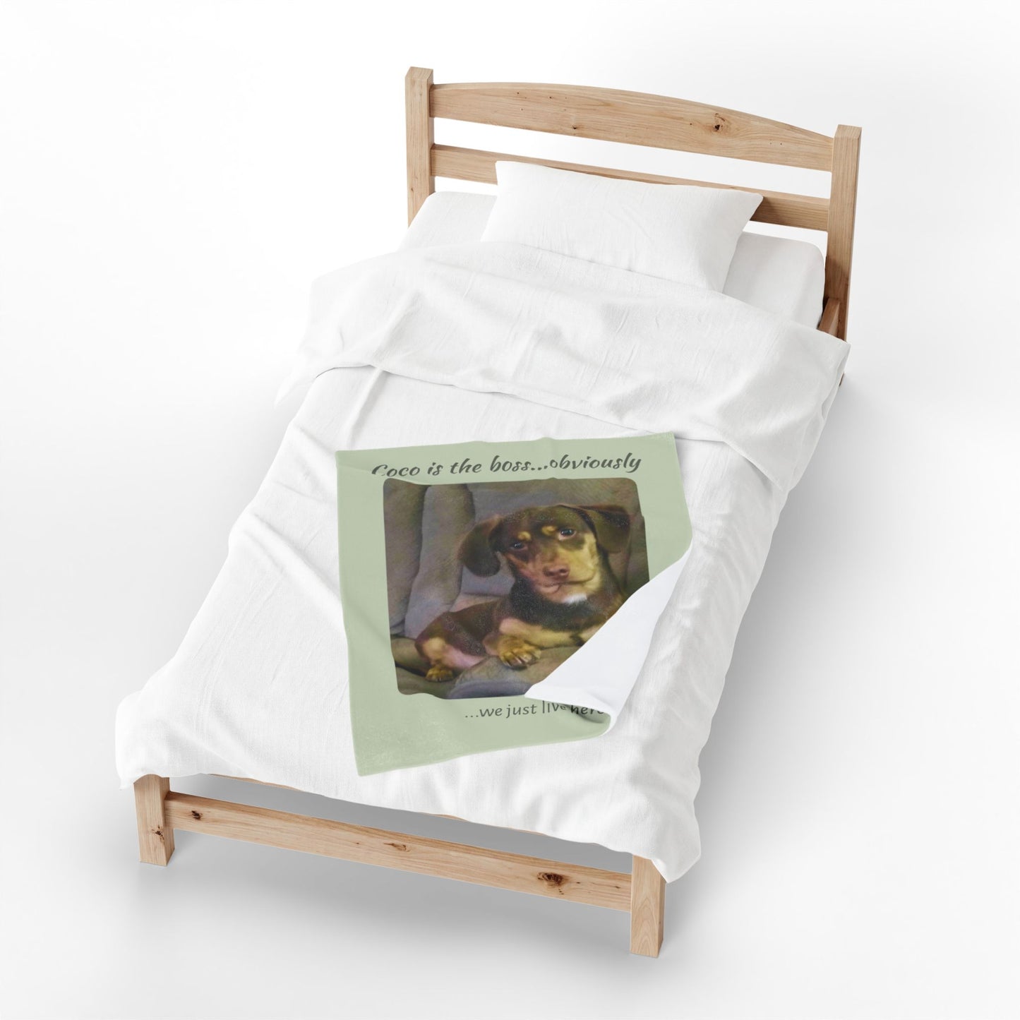 Custom Photo Memory Plush Blanket
