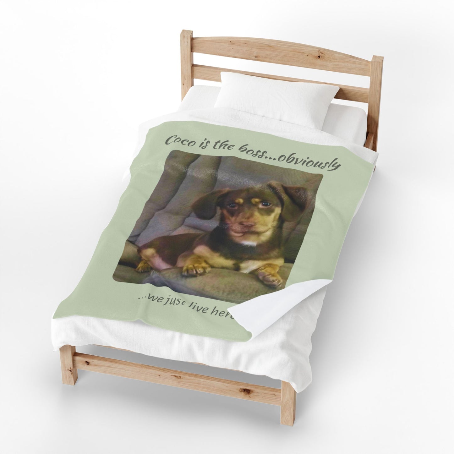 Custom Photo Memory Plush Blanket