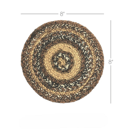 Espresso Braided Jute Trivet