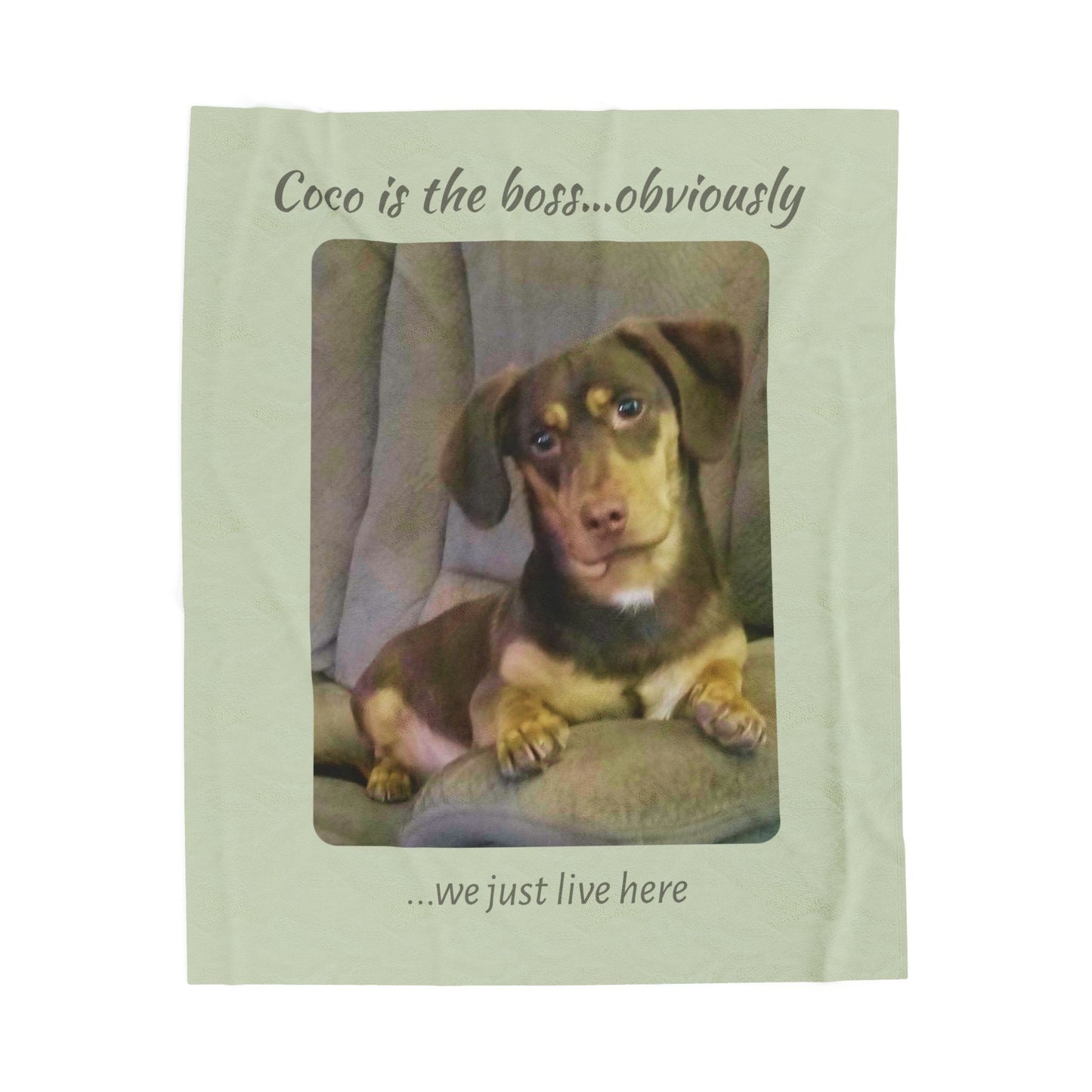 Custom Photo Memory Plush Blanket