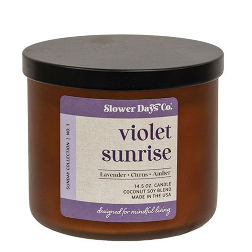Violet Sunrise 3-Wick Candle