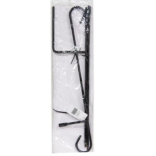 Black Metal Garden Flag Stake Stand