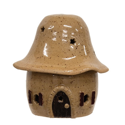 Fairy House Ceramic Luminary