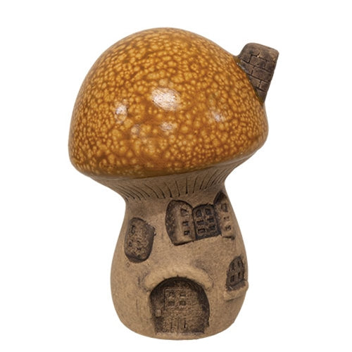 Terracotta Mushroom Fairy House