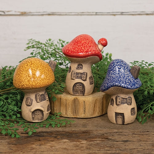 Terracotta Mushroom Fairy House