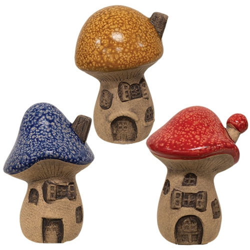 Terracotta Mushroom Fairy House