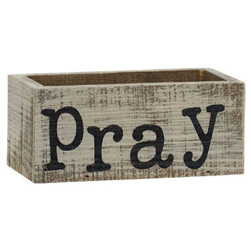 Faith & Home Rustic Wooden Box Trio