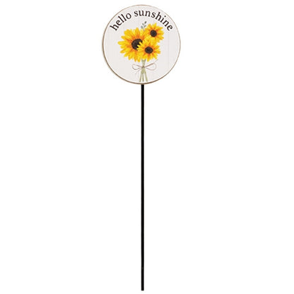 Hello Sunshine Sunflower Plant Stake