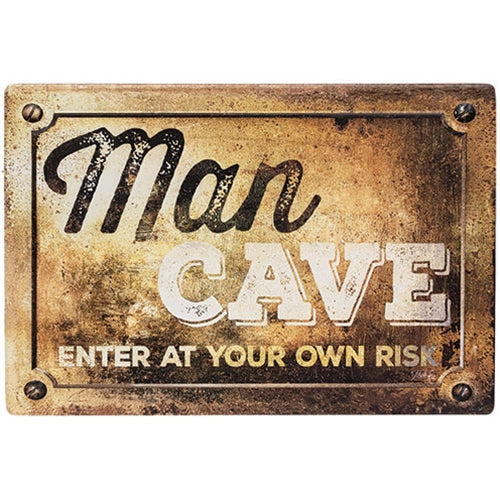 Man Cave Metal Sign