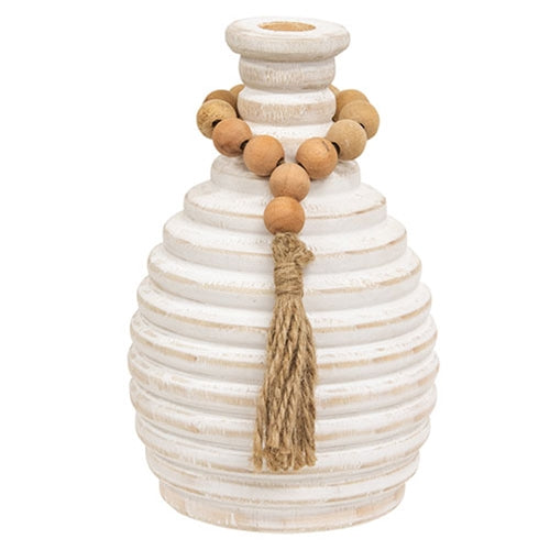 Athens Beaded Wood Vase Collection