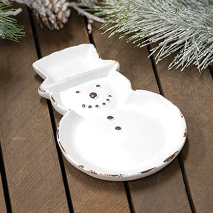 Snowman Trinket Dish