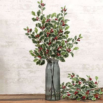 Smoky Gray Fluted Glass Vase