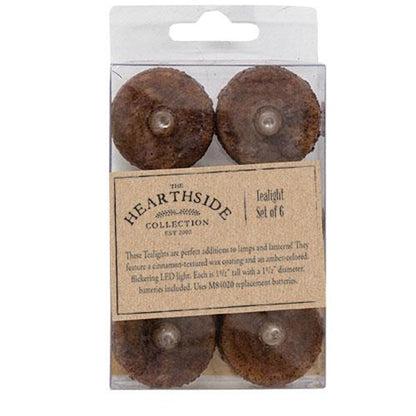Burnt Mustard Tealights | Set of 6