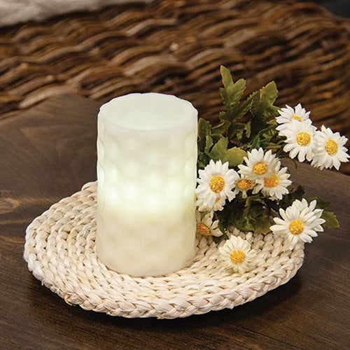 Natural Corn Husk Candle Mat